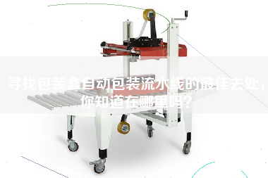 尋找包裝盒自動包裝流水線的最佳去處，你知道在哪里嗎？