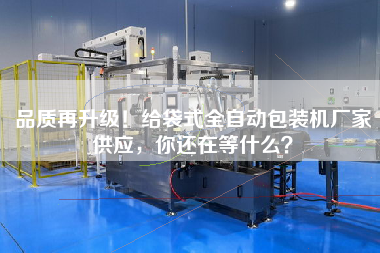 品質再升級!給袋式全自動包裝機廠家供應,你還在等什么