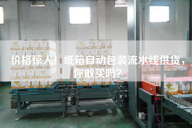 價(jià)格驚人！紙箱自動(dòng)包裝流水線供貨，你敢買嗎？