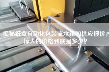 揭秘紙盒自動化包裝流水線的供應報價，驚人的價格到底是多少