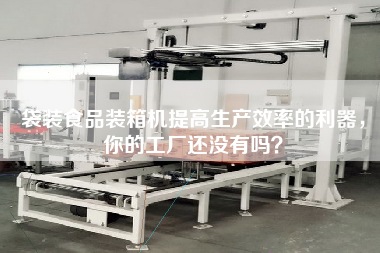 袋裝食品裝箱機提高生產(chǎn)效率的利器，你的工廠還沒有嗎？