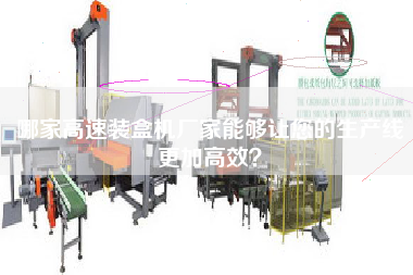 哪家高速裝盒機廠家能夠讓您的生產線更加高效