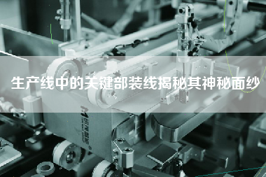 生產線中的關鍵部裝線揭秘其神秘面紗