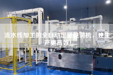 流水線加工的全自動定量包裝機，讓生產更高效！