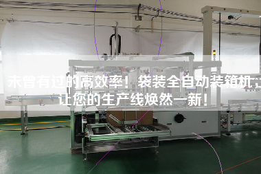 未曾有過的高效率!袋裝全自動(dòng)裝箱機(jī),讓您的生產(chǎn)線煥然一新! 未曾有過的高效率!袋裝全自動(dòng)裝箱機(jī),讓您的生產(chǎn)線煥然一新!