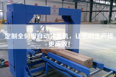 定制全伺服自動裝盒機，讓您的生產線更高效！