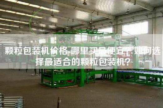 顆粒包裝機價格-哪里買最便宜？如何選擇最適合的顆粒包裝機？