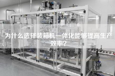 為什么選擇裝箱機一體化能夠提高生產效率？