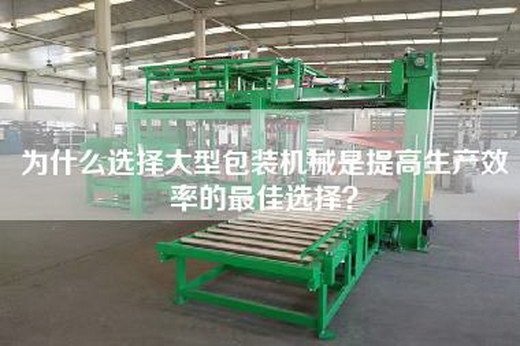為什么選擇大型包裝機械是提高生產效率的最佳選擇？