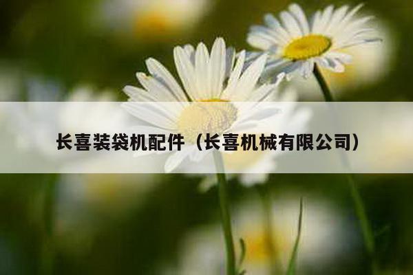 長喜裝袋機配件(長喜機械有限公司)