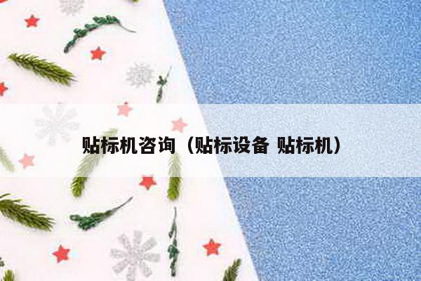 貼標機咨詢(貼標設備 貼標機)